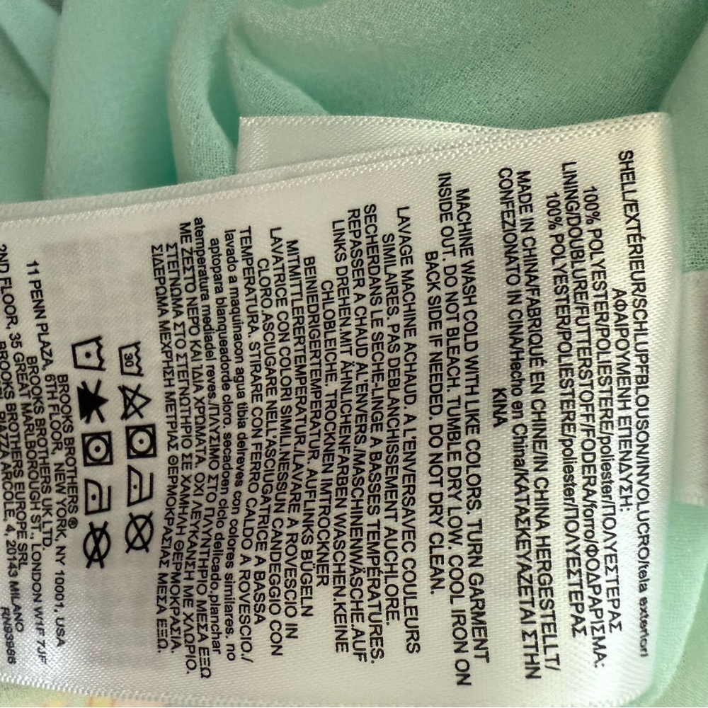 Brooks Brothers Size 8 Pastel Paisley Shift Dress - Picture 6 of 8